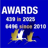 In 2025 we already received 439 awards, 6496 since 2010
