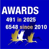 In 2025 we already received 491 awards, 6548 since 2010