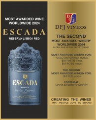 2024 SECOND Most Awarded Worldwide Winery & Most Awarded Worldwide wine 