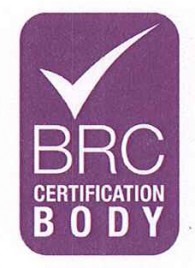 BRC Certification of the Quality 2013