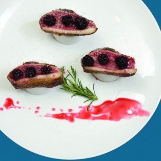 DUCK BREAST WITH BLACKBERRY SAUCE