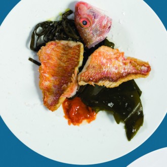 RED MULLET WITH SEAWEED AND SEA-URCHIN PURÉE
