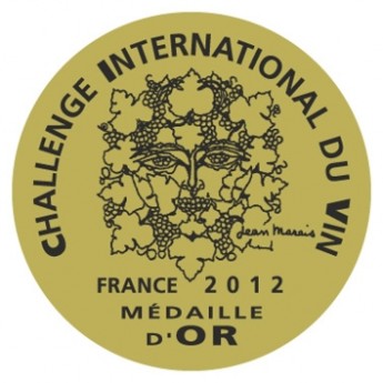 logo challenge du vin 2012 Or